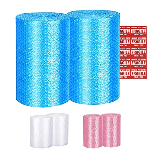 Yens Blue Bubble Cushioning Rolls 72 FT, 12 inch width Perforated every 12"