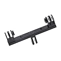 Aluminum Dual Twin Mount Adapter with Two Screw Compatible with DJI Osmo Action 6/5Pro/4/3, GoPro Hero 13/12/11/10/9/8 Black, Campark, AKASO, SJCAM