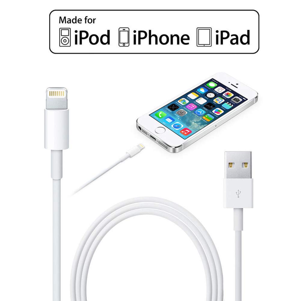 Apple Original Charger [Apple MFi Certified] Lightning to USB Cable Compatible iPhone Xs Max/Xr/Xs/X/8/7/6s/6plus/5s,iPad Pro/Air/Mini,iPod…