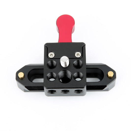 NICEYRIG NATO Lock Clamp with Quick Release Safety Rail 7cm for Video Light Monitor Microphone