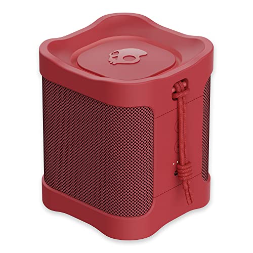 Skullcandy Terrain Mini Wireless Bluetooth Speaker - IPX7 Waterproof Portable Speaker with Dual Custom Passive Radiators, 14 Hour Battery, Nylon Wrist