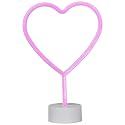 Northlight LED Heart Neon Table Light- 11.5" - Pink