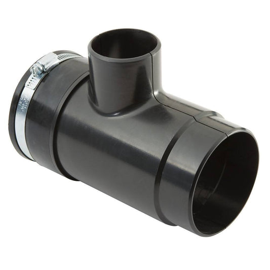 Dust Right Router Table Dual Port - ABS Plastic Router Table Dust Port for 4” Dust Hose or Dust Right Handle - Effortless Dust Collection System