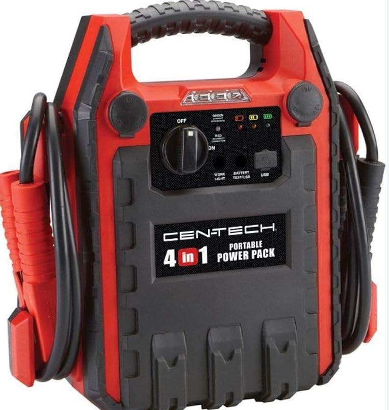 T POWER AC Power Charging Cord for CenTech 4-in-1 Power Pack Jump Starter 08884 39954 60666 69401 NP7UA182C1 3 in 1 38391 56349 60657 62306 62376…