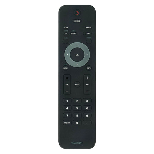 Beyution New TV Remote for Philips TV 32PFL3504D/F7 19PFL3504D 32PFL3514D 22PFL3504 32PFL3504D/F7 19PFL3504D/F7 42PFL3704D/F7 22PFL3504D/F7