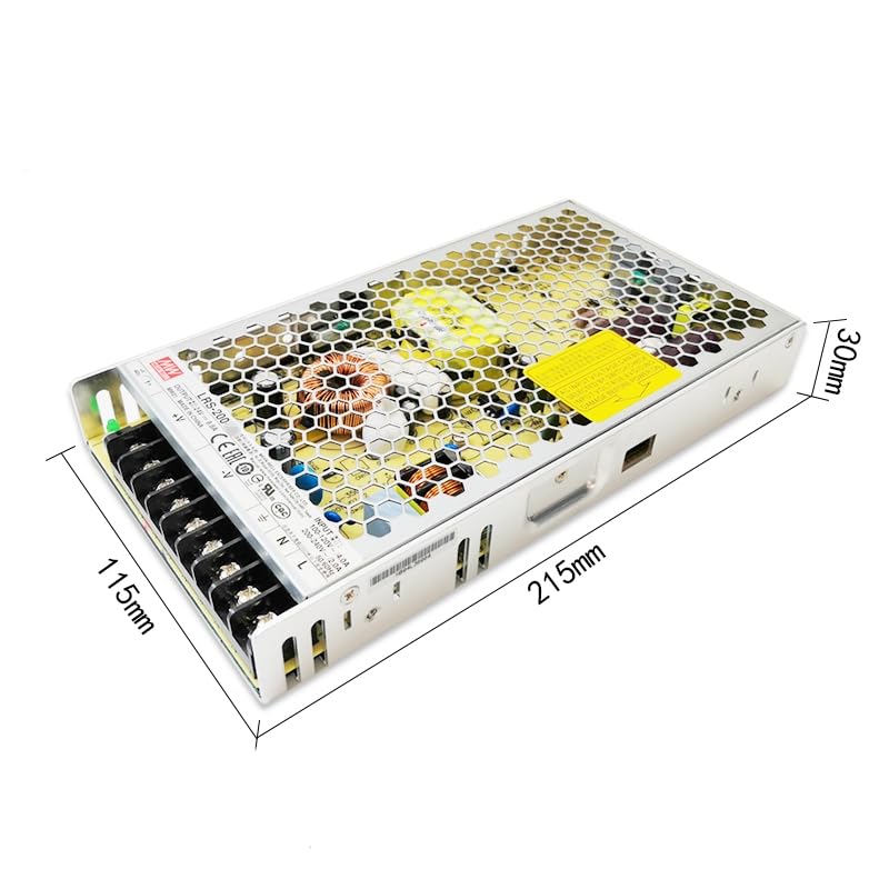 Mean Well LRS Switching Power Supply， LRS-200-5 200W 40A