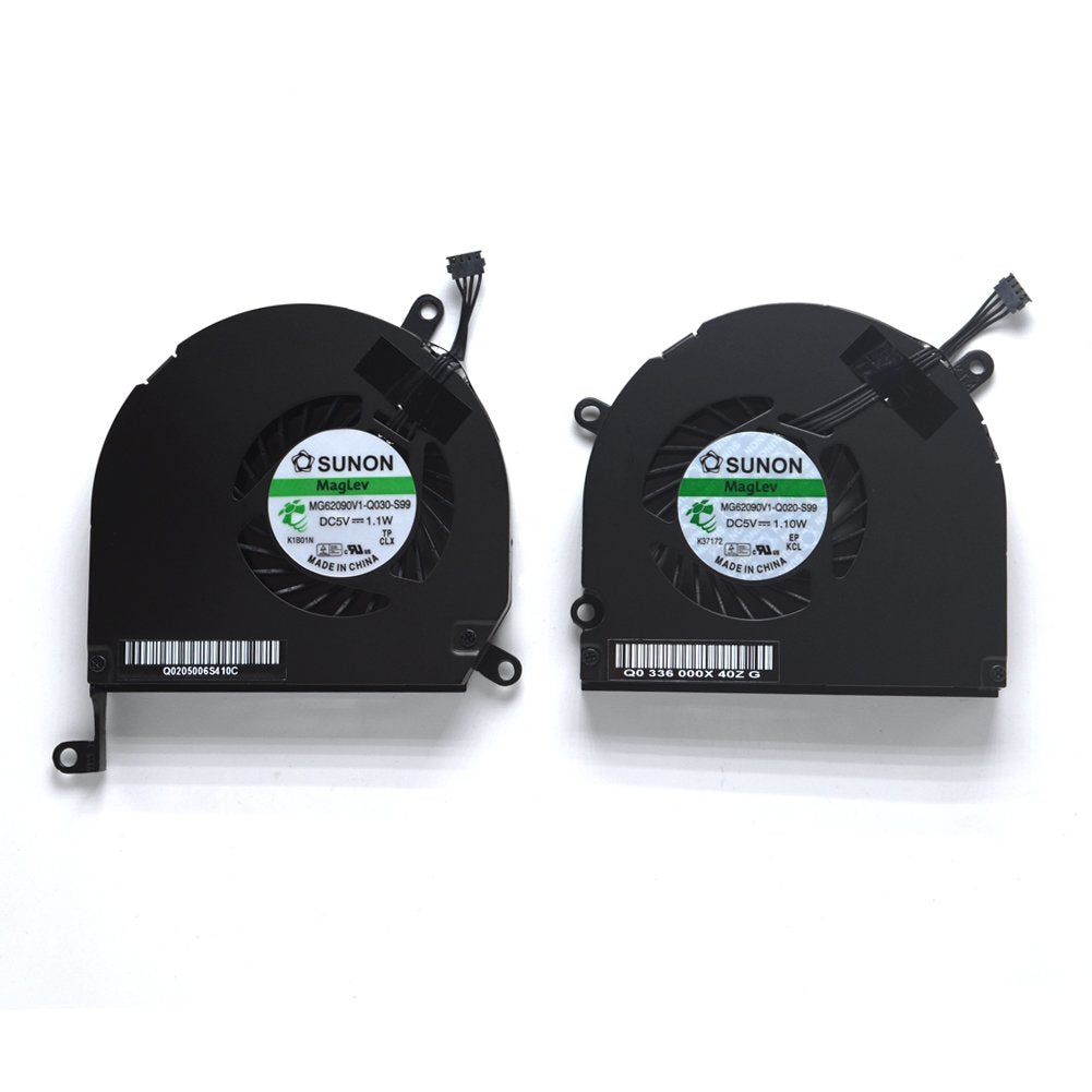 Padarsey A1286 Left+Right Side CPU Cooling Fan Compatible for MacBook Pro 15" 2008 2009 2010 2011 2012