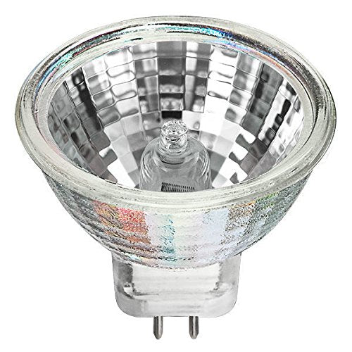 KOR 20W MR11 Halogen Flood Light Bulbs with Lens, GU4 2-Pin Base, 10-Pack