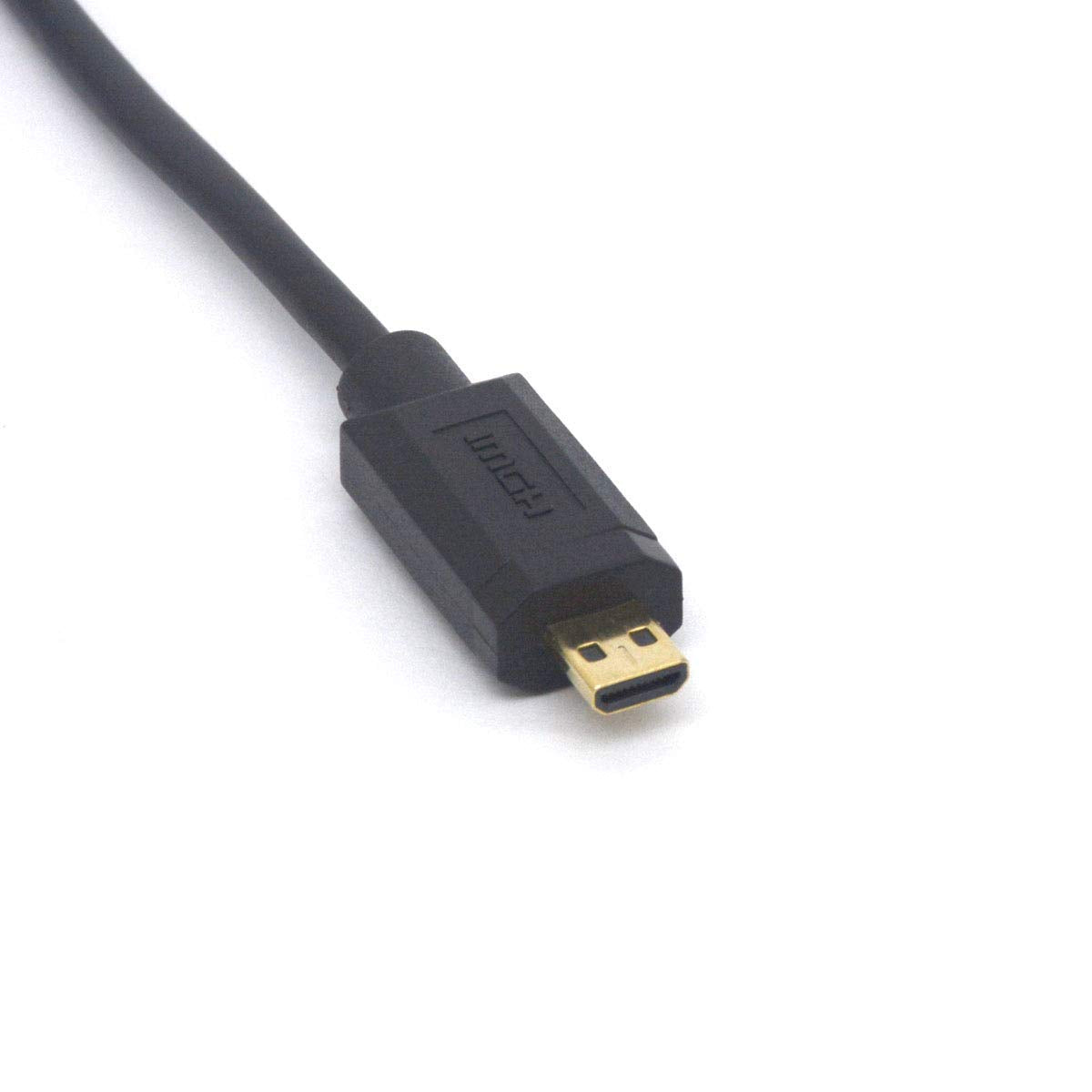 PIIHUSW Coiled Micro HDMI to HDMI Cable, HDMI Male to Micro HDMI Male Adapter Lead Support 1080P 4K 3D for Hero, Sony A6500/A7, Camera (1.8meter Long)