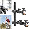 Motorcycle Bike Handlebar Mount for Insta360, DJI OSMO 360 Camera, Double Clamp with Selfie Stick for Insta360 X5 X4 X3, Perfect for Cycling Videos