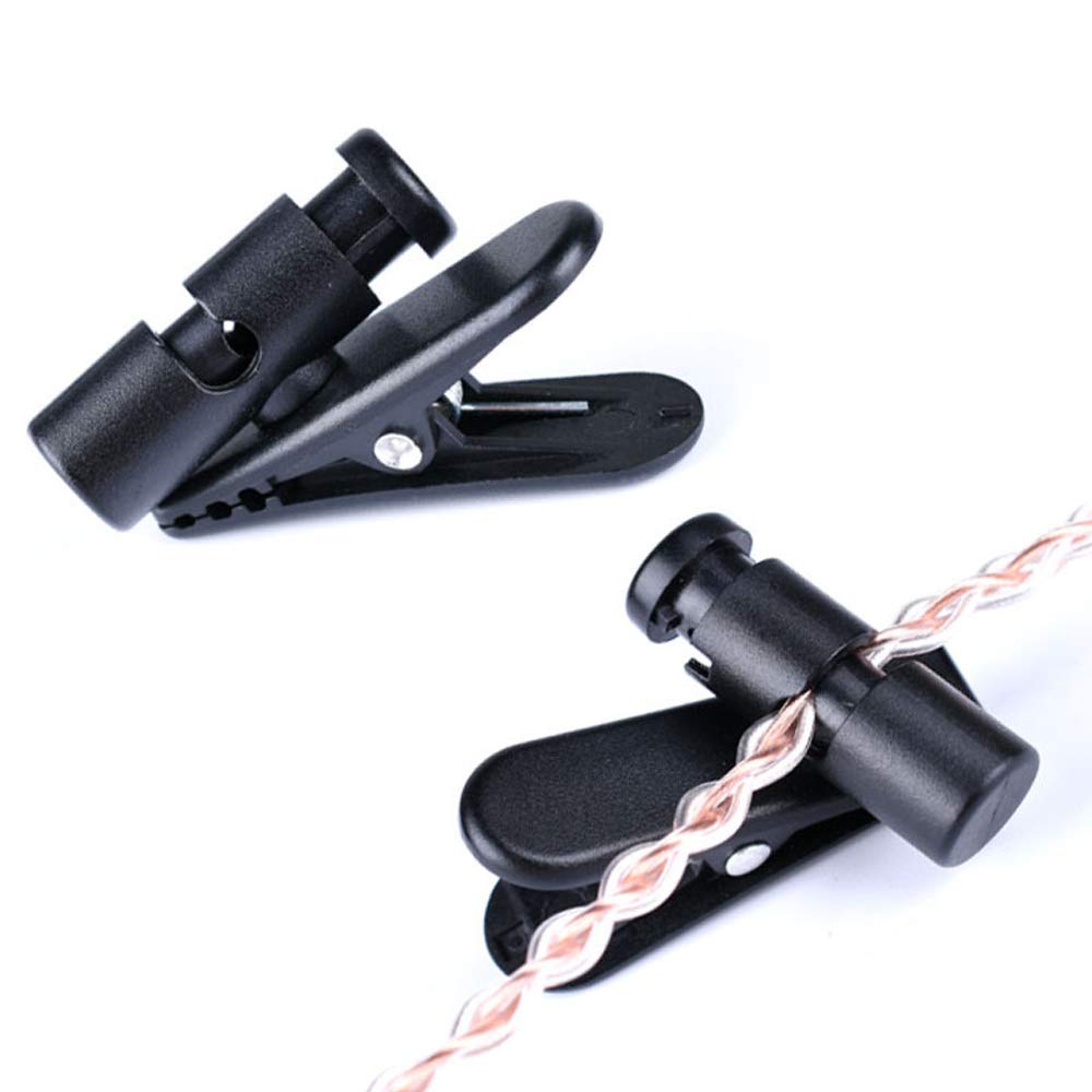 ezonpinzv 2 Packs Earpiece Headphone Earphone Earbud Cable Clip Clamp Hooks Compatible with Sennheiser IE80S IE800s 334 mis Technica dhc 1.5mm-3mm…
