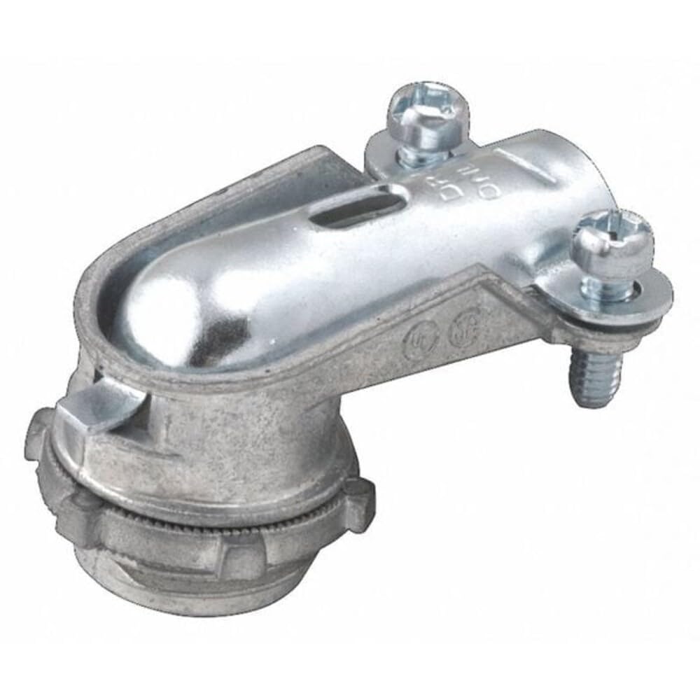 3/4 in. 90 Degree Flex/AC Squeeze Connector, Uninsulated