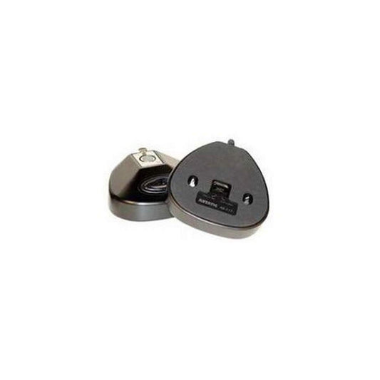 Astatic by CAD Audio 40-117 Desk-Mount Gooseneck Microphone Base with Push-to-Talk or Push-to-Mute Switch - LED Indicator, Shock Isolation