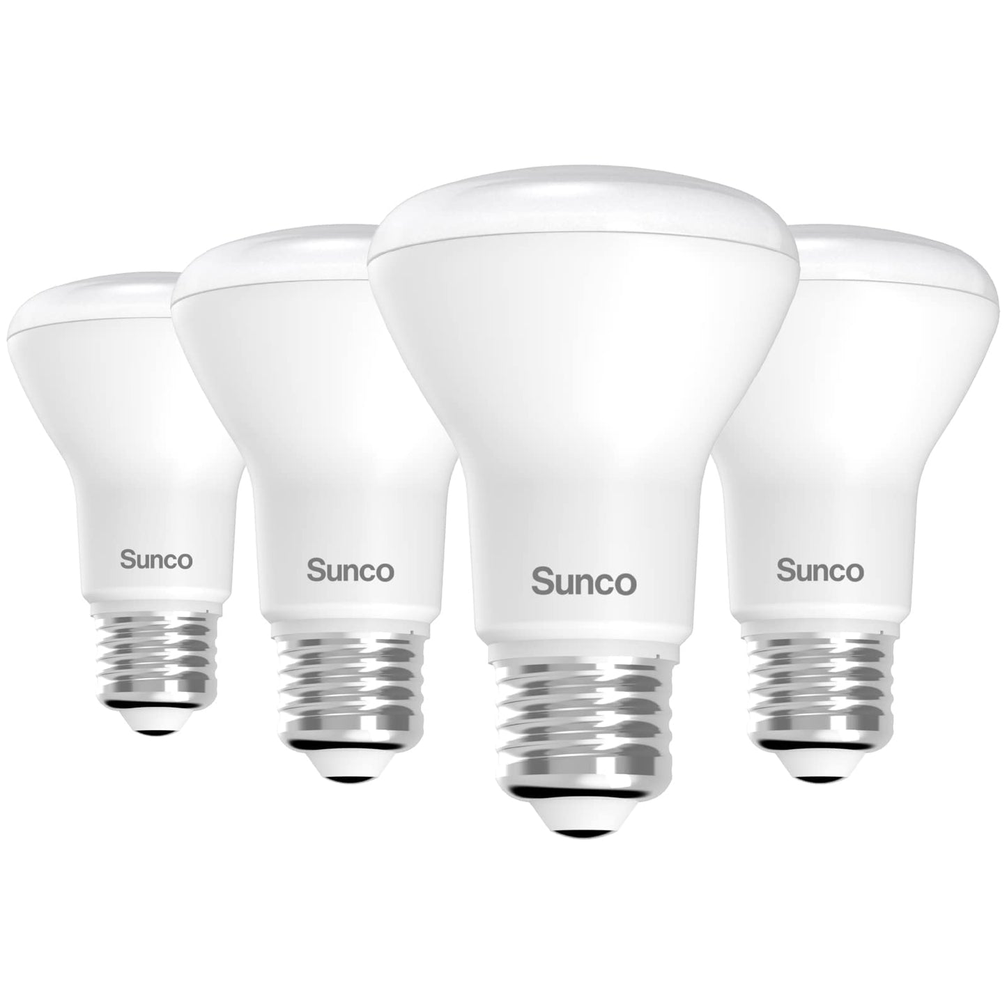 Sunco BR20 LED Bulb Flood Light, E26, 7W=50W, 4000K Cool White, 4 Pack