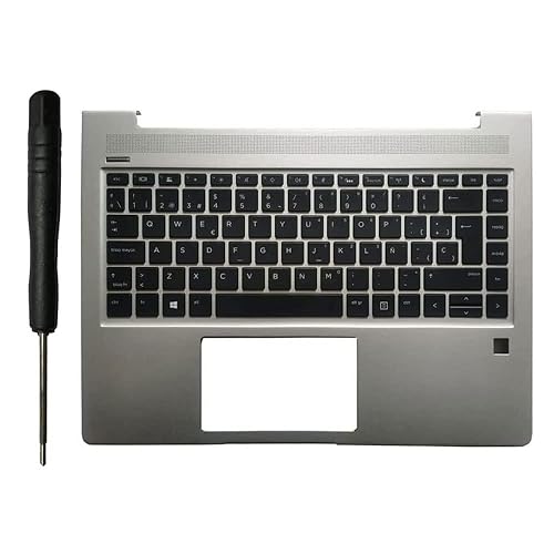 Laptop Replacement Keyboard Compatible for HP ProBook 440 G6 445 G6 440 G7 445 G7 Spanish Layout Backlit with Plamrest Cover