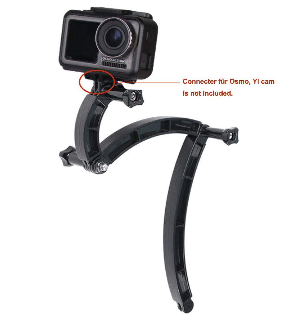 OctinPris 3-in-1 Curved Arced Extension Arms in Different Lengths(7.5/13.5/19.5cm) Compatible for Gopro Series, SJCAMs, Geekpro and Other Action Cams