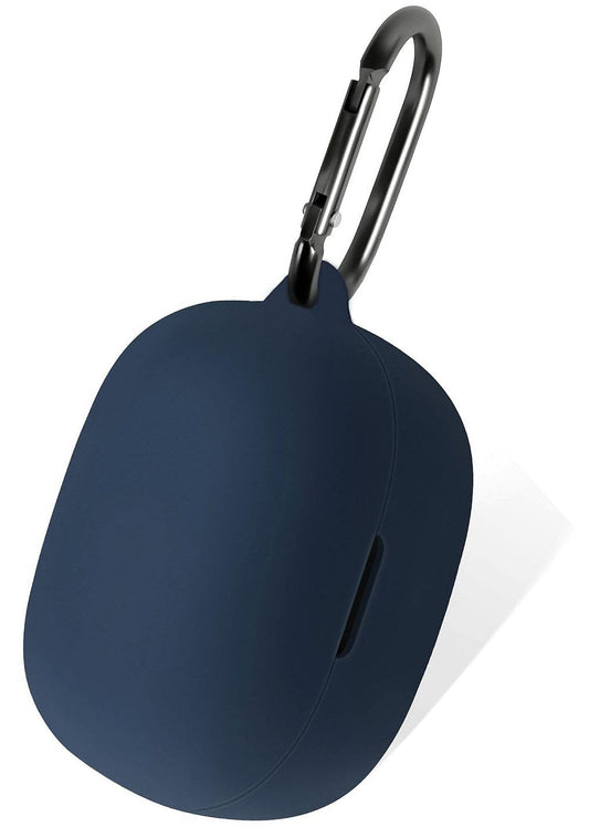 Geiomoo Silicone Case for Anker Soundcore P20i, Anker Soundcore R50i, Protective Cover with Carabiner (Navy Blue)