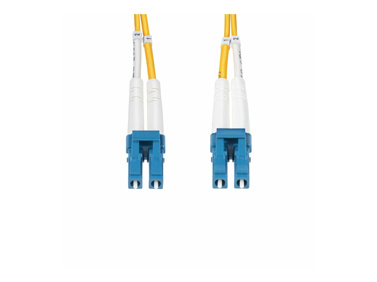 StarTech 6.6ft/2m OS2 Fiber Cable, LC to LC, 9/125 Duplex, LSZH