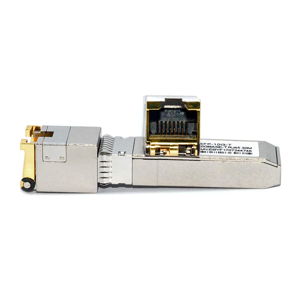 Jeirdus for Extreme Compatible 10GBase-T SFP+ Module 10 Gigabit RJ45 Copper Transceiver 30-Meter