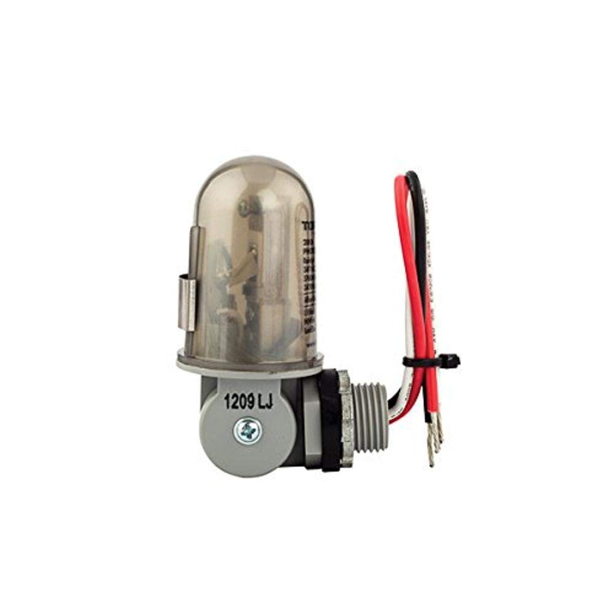 NSI TORK 2001 Outdoor 120-Volt Photocontrol - Stem & Swivel Mount - Controls Lighting Dusk to Dawn - Compatible with Incandescent/Compact