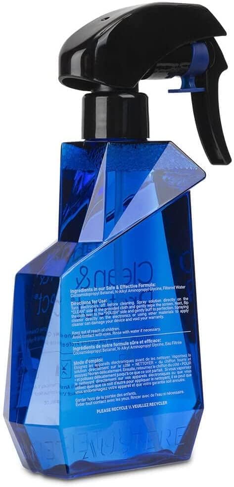 Austere V Series Clean & Protect Screen Cleaner Spray & Wipe Kit, 230mL + Dual-Sided Polish Cloth, Compatible with LED, LCD, OLED, Monitors, Laptop