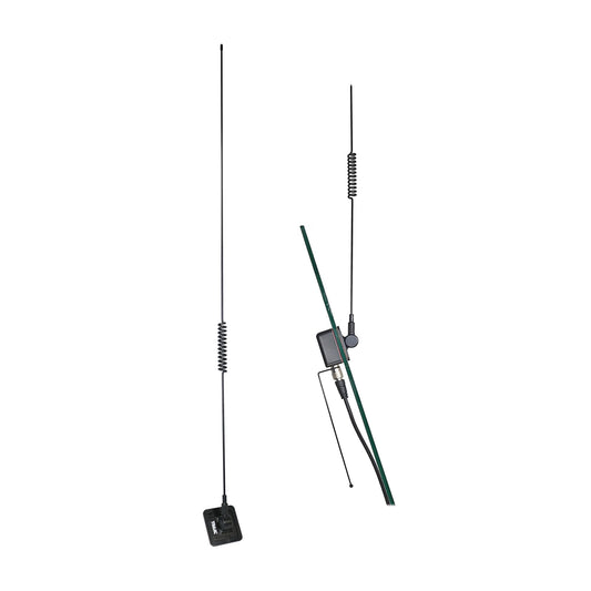 Tram 1192 50-Watt Pretuned Dual-Band 150 MHz to 154 MHz VHF/450 MHz to 470 MHz UHF Amateur Radio Antenna Kit with Glass Mount and Cable