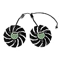 NNL 88MM T129215SU PLD09210S12HH 4Pin Cooling Fan for Gigabyte GTX 1050 1060 1070 960 RX 470 480 570 580 Graphics Card Cooler Fan (2 PCS)
