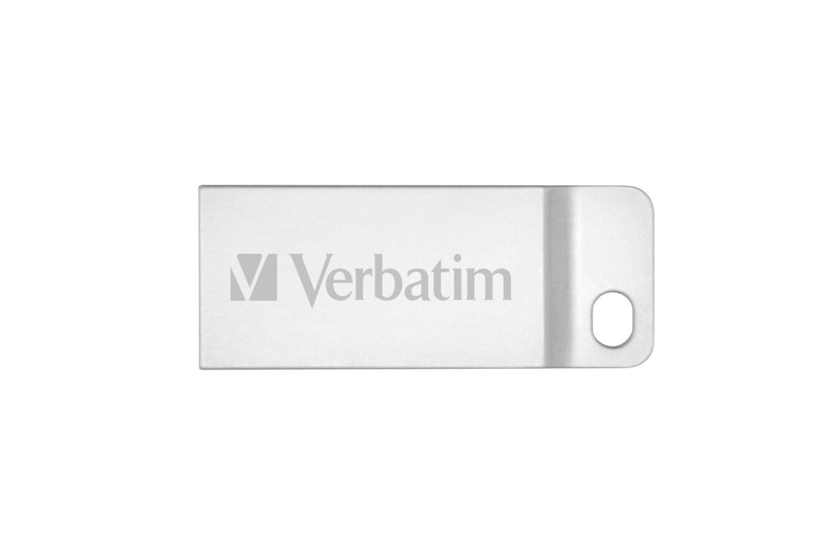 Verbatim 64GB Metal Executive USB Flash Drive - Silver