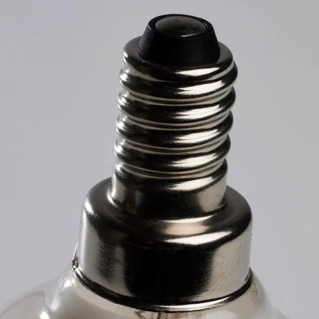Satco 3-Watt LED E12 Light Bulb, 2700K, 15000 Hour Rating, Dimmable