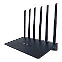 UNpkl ICHI AX3000 WiFi 6 Router, Dual-Band Gigabit Wireless Internet Router with EasyMesh, 6 High-Gain Antennas, Parental Controls, OFDMA/MU-MIMO