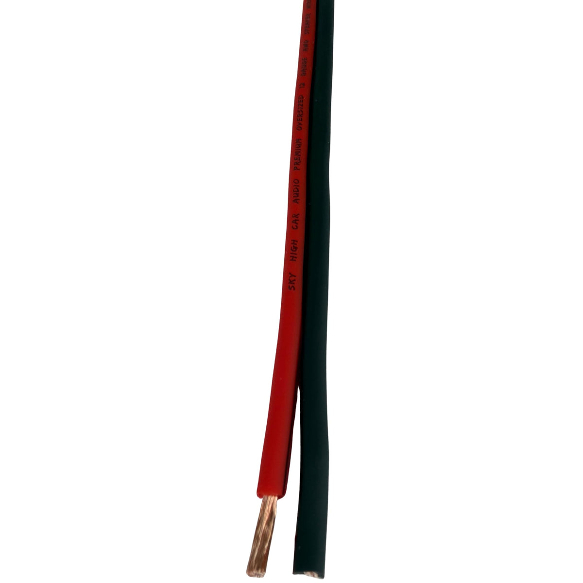 Sky High Car Audio 12 Gauge CCA Speaker Wire 100FT, Oversized Red/Black Car Audio Speaker Cable for Amplifier, Subwoofer & Audio Systems
