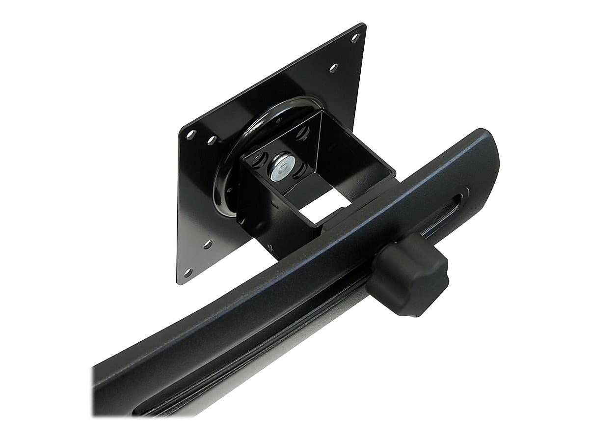 Ergotron DS100 Dual-Monitor Desk Stand, Horizontal, Black