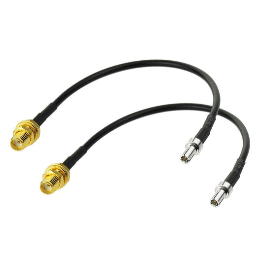 Bingfu 4G LTE Antenna Adapter SMA Female to TS9 Connector Coaxial Pigtail Cable 15cm 6 inch (2-Pack) Compatible with 4G LTE Mobile Hotspot MiFi Router