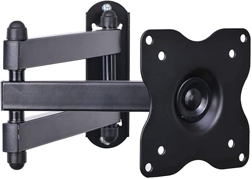 VideoSecu Swivel Tilt Single Arm Computer Monitor Wall Mount for 19" 20" 22" 23" 24" 26" 27" 29" 32" 37" 39" LCD LED Monitors ML12B