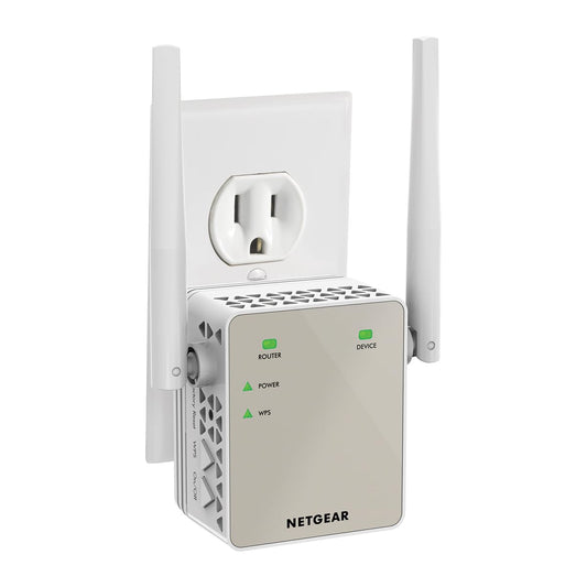 NETGEAR Dual-Band WiFi 5 Range Extender (EX6170) - Coverage up to 1,500 sq. ft., 25 Devices with AC1200 (up to 1200Mbps Speed) - Wireless Signal