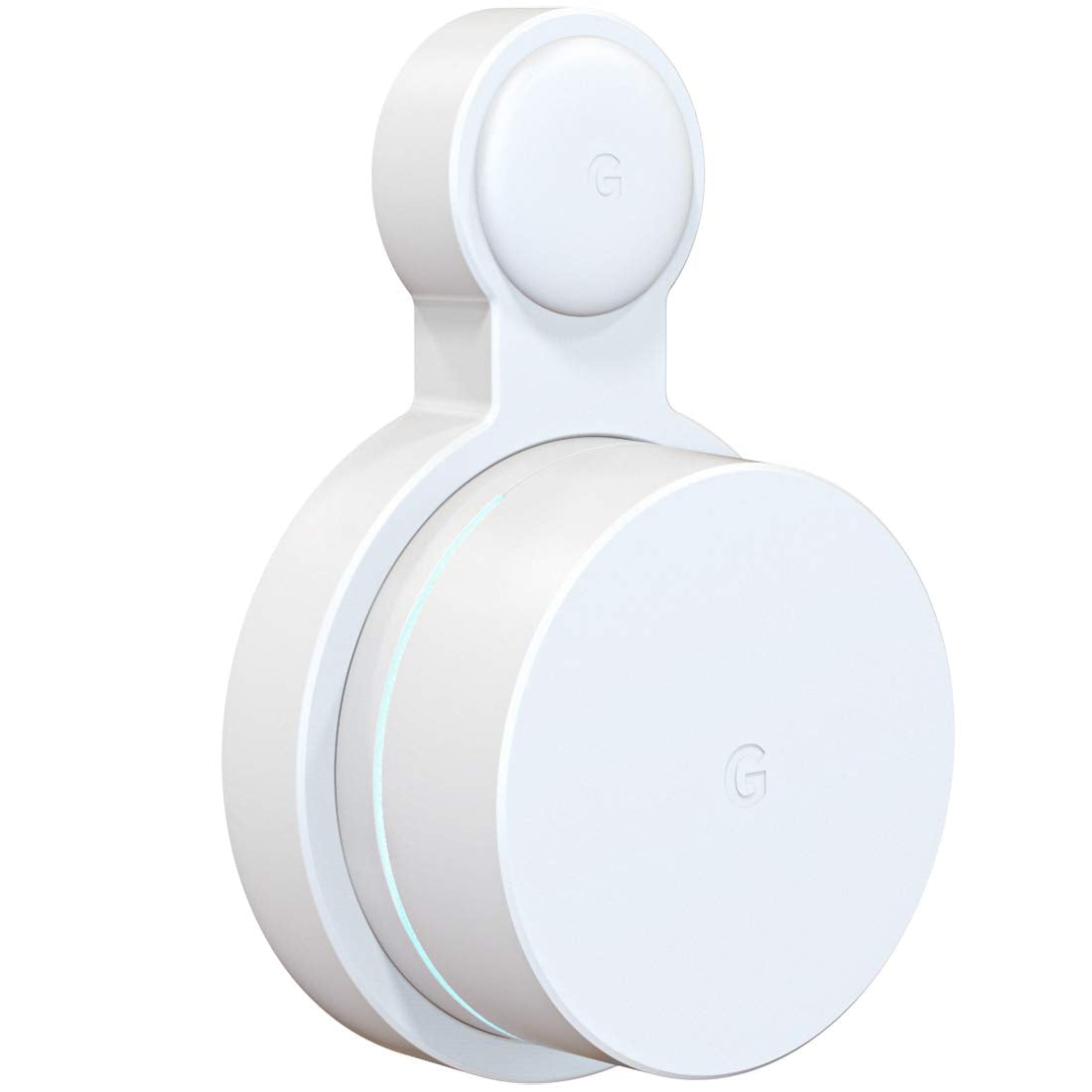 Pefecon Outlet Wall Mount for Google WiFi AC1200, No Messy Wires Space Saving Easily Be Moved Outlet Mount for Google Mesh WiFi Router, Best Design