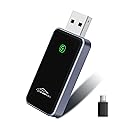 Wireless CarPlay Adapter for iPhone, CarPlay Dongle Converts Wired to Wireless Carplay, Plug & Play Mini Size CarPlay Adapter Compatible with iOS 10+