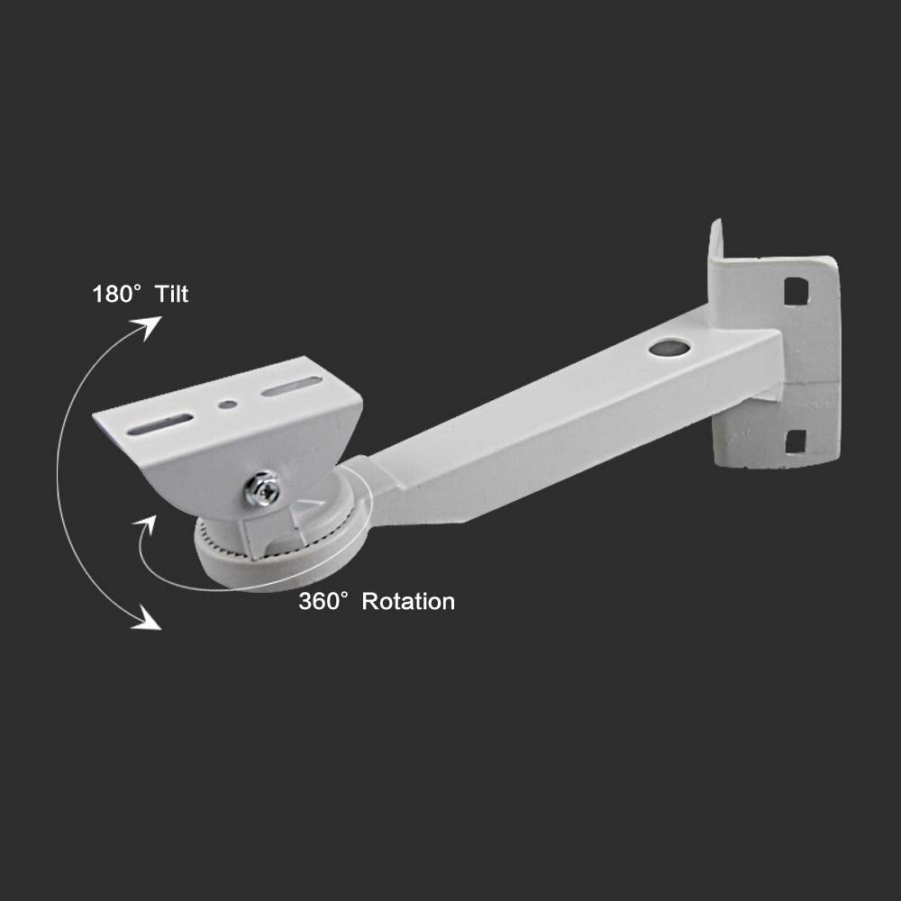 compcctv Universal Heavy-Duty Outdoor CCTV Security Camera Pole Mount Bracket Adjustable Universal Security Camera CCTV Security Camera Mount Bracket