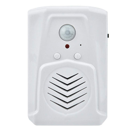 USB/Battery Powered Motion Sensor Alarm Doorbell - MP3 Audio Player with Infrared Induction, 4m Detection Distance & Custom Sound Options