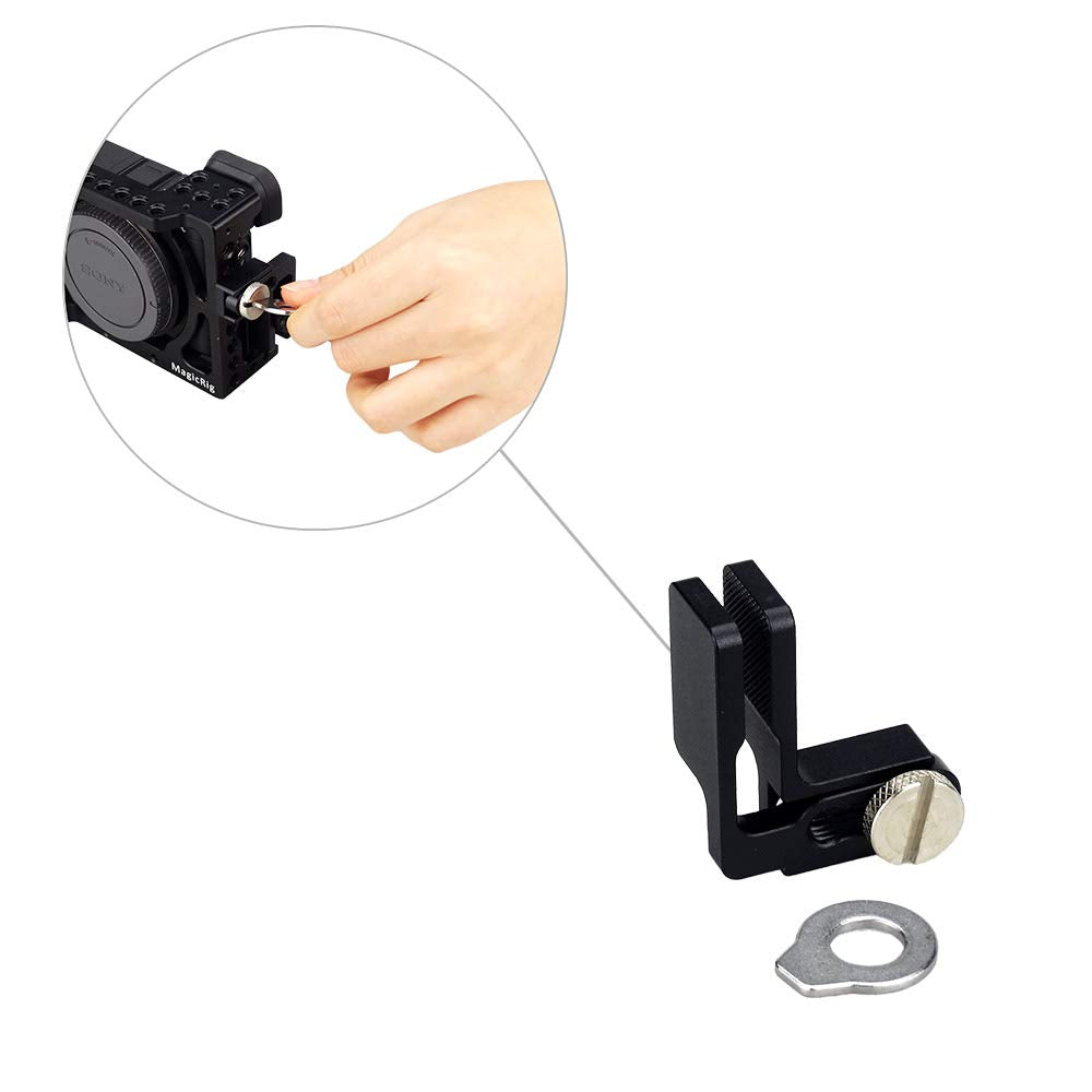 MAGICRIG HDMI Cable Clamp Lock for Sony A6600 A6500 A6300 A6000 Camera Cage