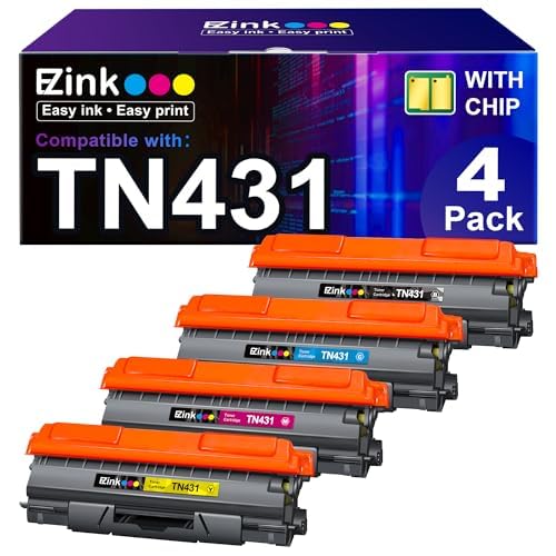 E-Z Ink Compatible Toner Cartridge Replacement for Brother TN431 TN 431 TN-431 Toner Cartridge for Brother MFC-L8900CDW HL-L8360CDW HL-L8260CDW