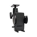 ARKON Mounts Drill-Base Mega Grip Phone Mount | Universal Phone Fit | 360° Adjustable Angle | Flat Surface AMPS Mounting | Compatible with iPhone