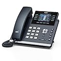 Yealink SIP-T44W - 1301213 - WI-Fi IP Phone - 12 VoIP Accounts. 2.8-Inch Color Display. Dual-Port Gigabit Ethernet, PoE, Power Adapter Not Included