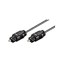 goobay 51218 Optical Cable, Black, 2.2 mm Diameter, 3 m Cable Length