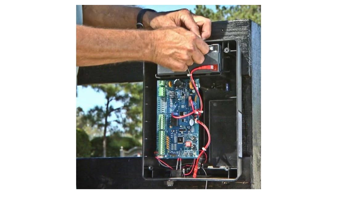 Mighty Mule 12-Volt Battery for Mighty Mule Automatic Gate Openers (FM150) , Black