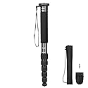 Koolehaoda 6-Section Monopod Compact Portable Photography Aluminum Alloy Unipod Stick (K-266 Black)