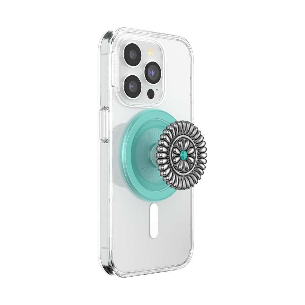 PopSockets Phone Grip for MagSafe, Magnetic Holder, Phone Stand, Boho - Enamel Stamped