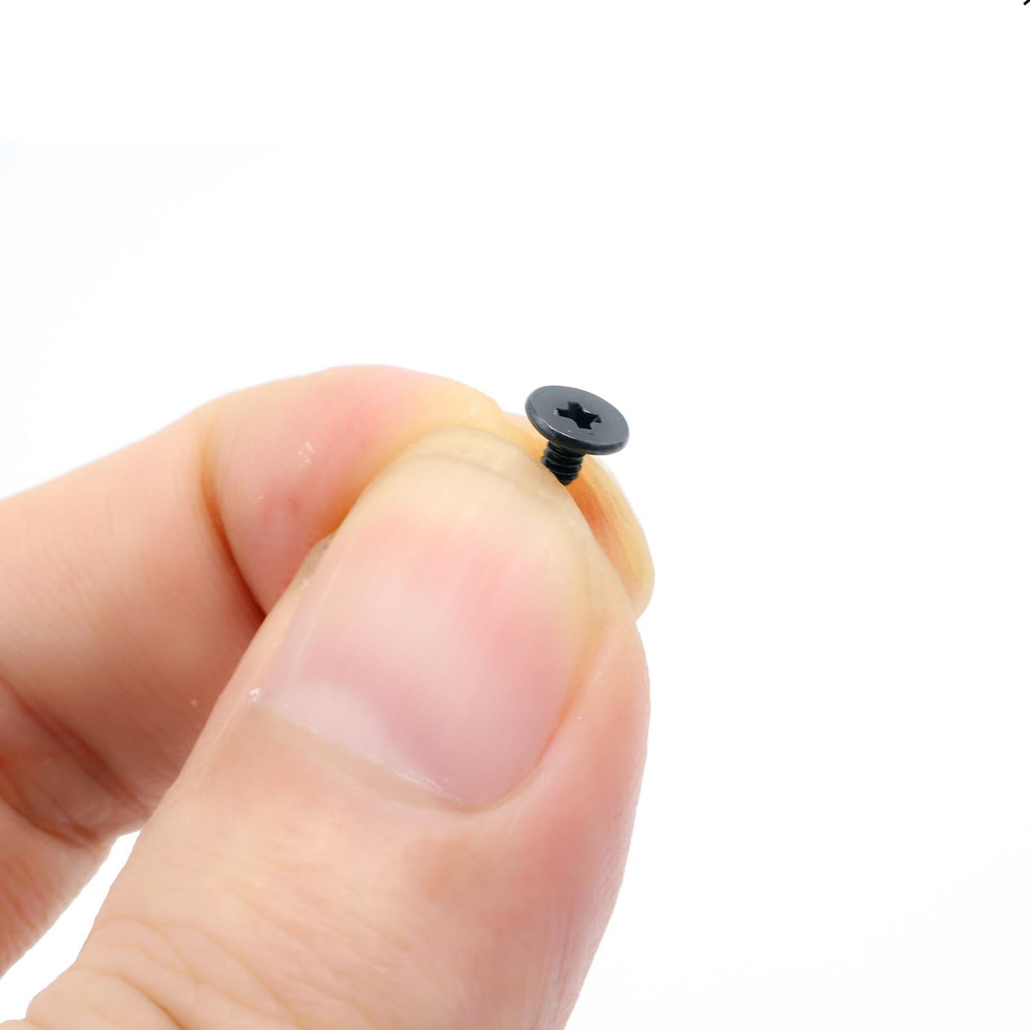 50pcs NVMe M.2 SSD Mounting Screws,Stainless Flat Phillips Head HDD M2 x 3mm Screw for Computer PC Laptop Case WLAN Card Cooling Fan I/O Board,M2*3mm
