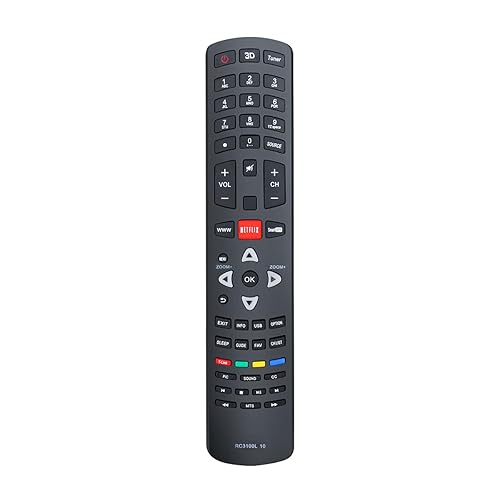 RC3100L10 for TCL TV Remote Replacement: Remote Control Replacement for TCL RC311 TV - No Programming Required, Direct Use, Eliminating Tedious