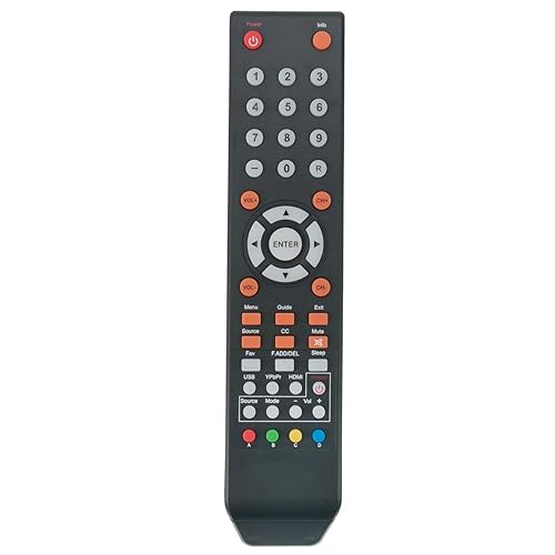 Remote Control Replacement Applicable for Sceptre TV E195BD-SR E246BD-SMQK U435CV-UMR C550CV-UMR E168WV-SS X438BV-FSR X322BV-SRR C650CV-UMR C658CV-UMR